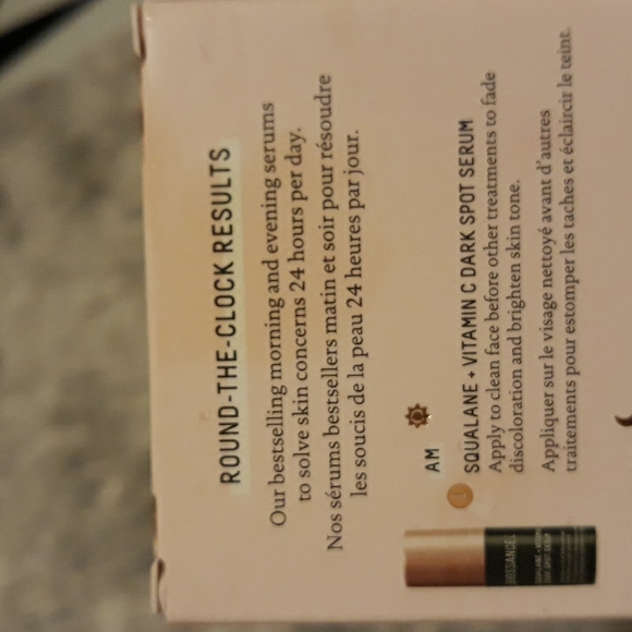 Biossance Vitamin C Serum Lactic Acid Resurfacing Night Serum Duo Travel Size - Picture 7 of 9